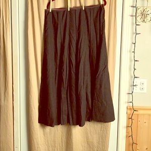 Gorgeous long grey paneled skirt